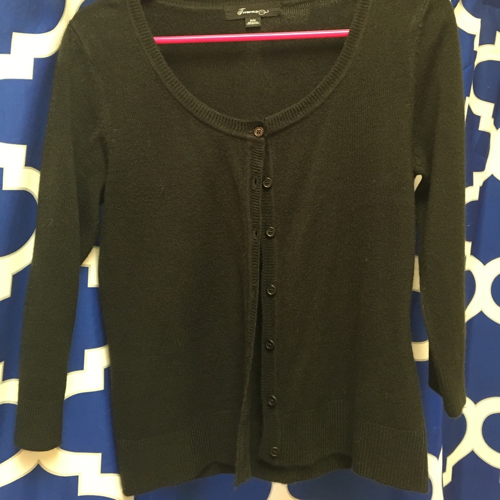 Forever 21 black cardigan