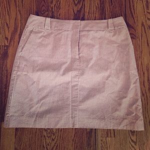 Red Pinstripe Skirt-Ann Taylor