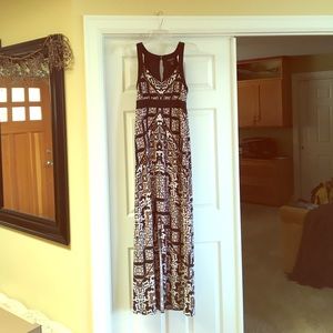 White House Black Market XS Maxi Dress