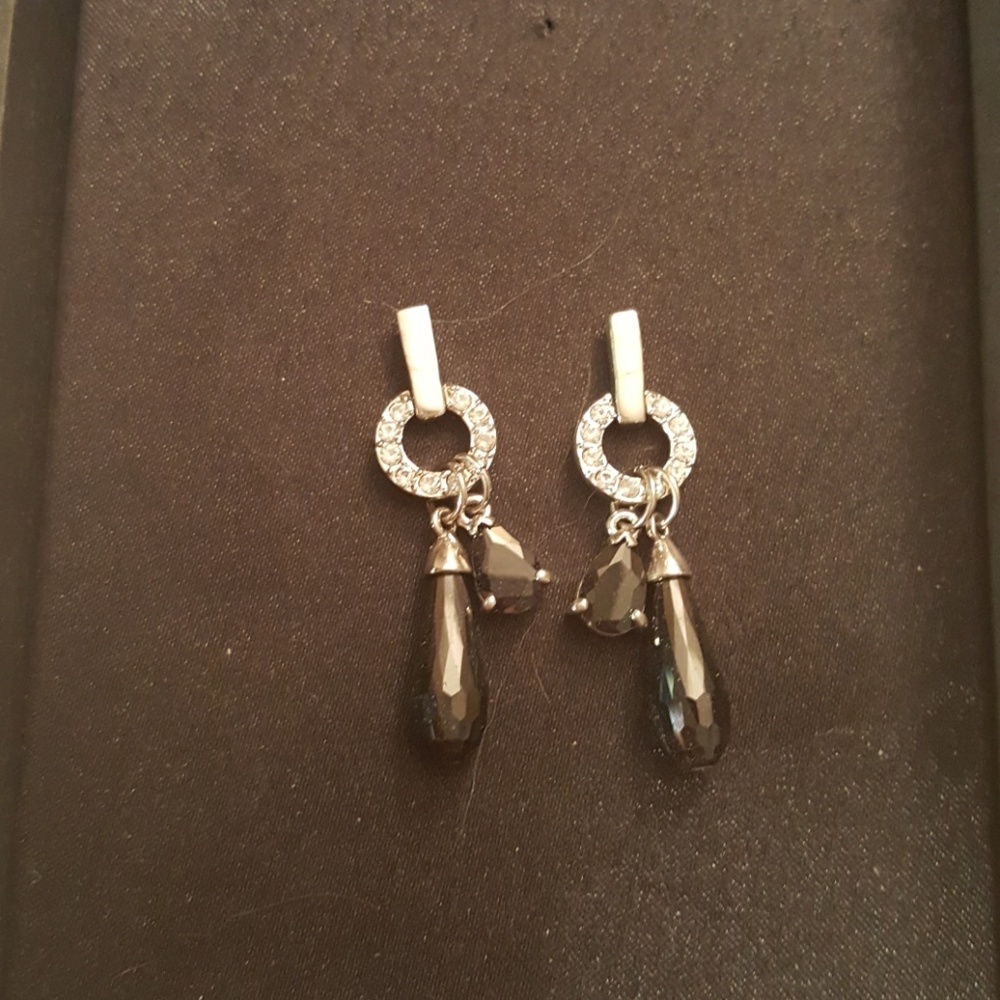 Silver and Black Thomas Sabo Earrings