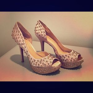 GIANNI BINI gold heels