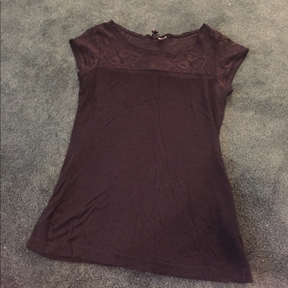 Black Lace Top