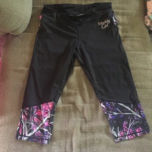 muddy girl yoga pants