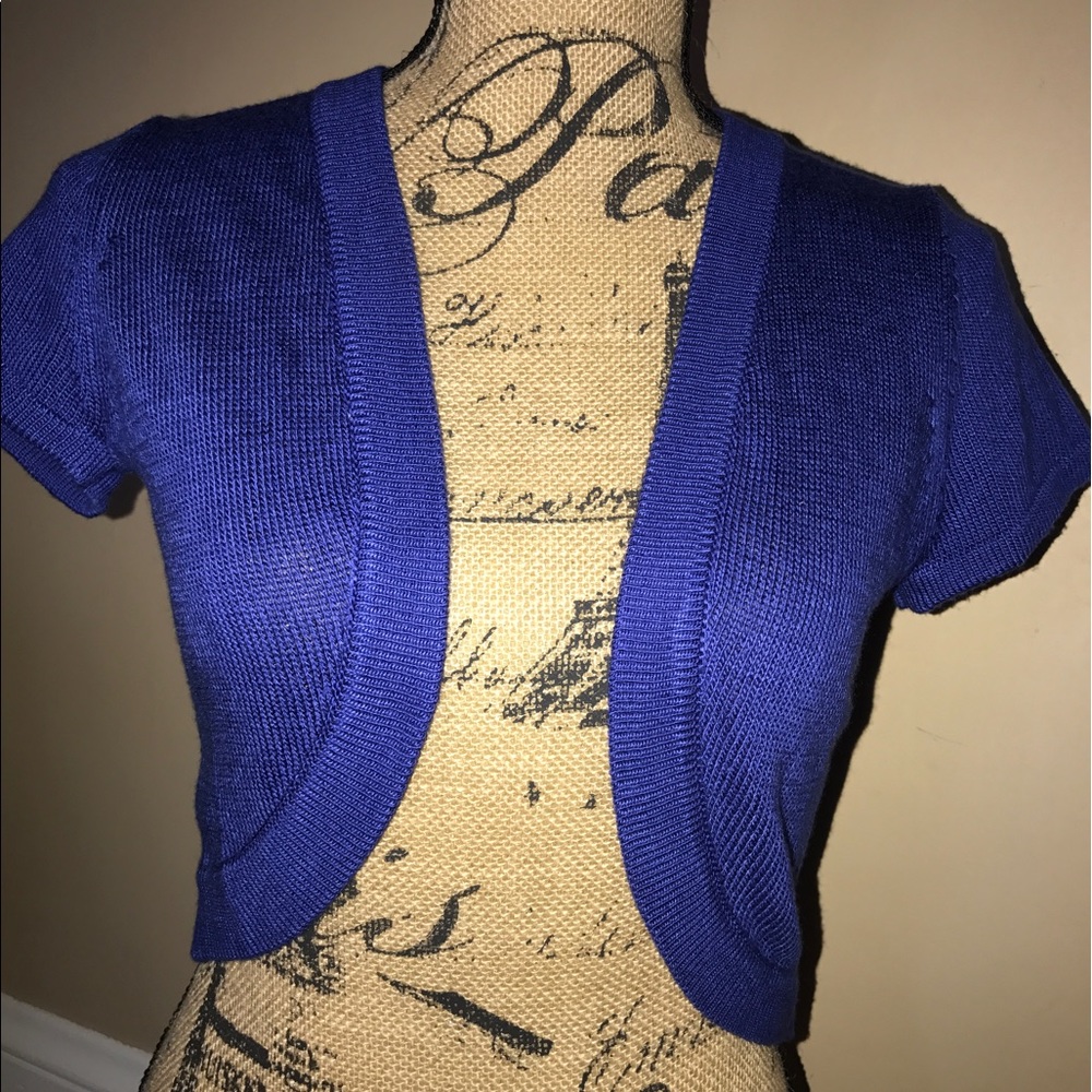 🚨Blue Cardigan/top