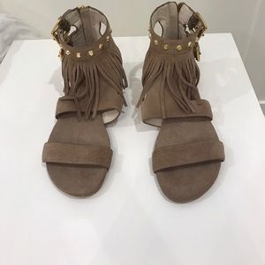 Michael Kors fringe flats