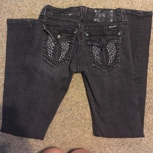 Black Miss Me Skinny Jeans