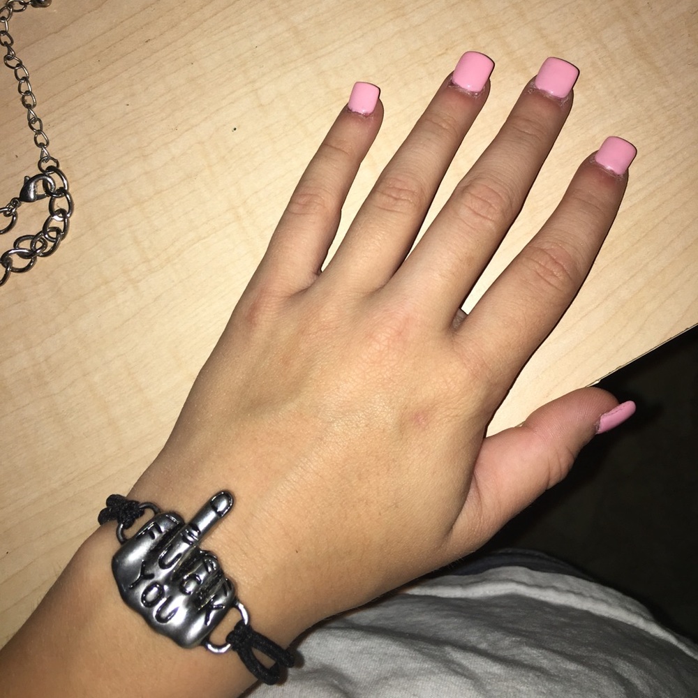 "Fuck you" bracelet