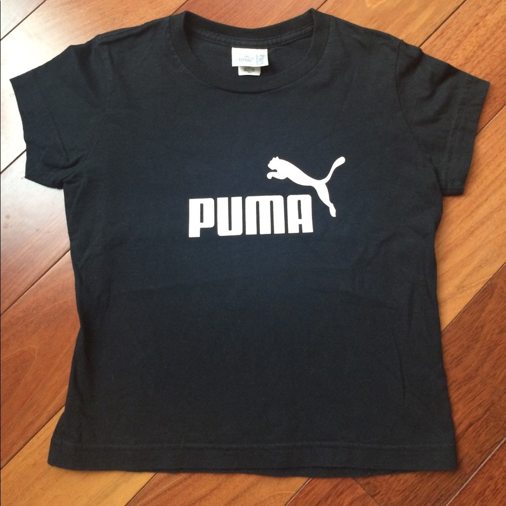PUMA Cropped Logo Shirt - Picture 1 of 3