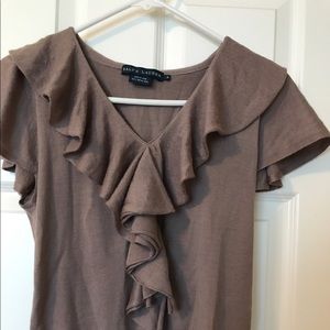 Ralph Lauren short sleeve merino wool sweater