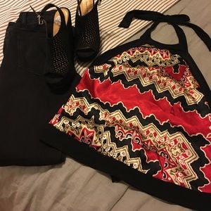 Body central halter top