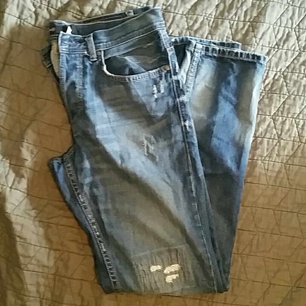 EUC Cotton On Distressed Men's Jeans