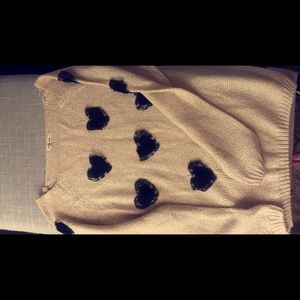 Oversized cream sweater