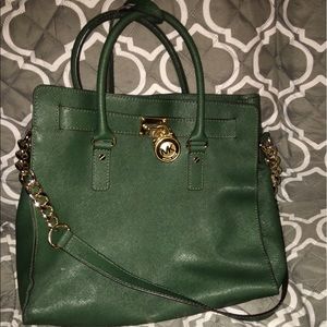 Green Michael Kors bag