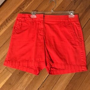 Jcrew orange shorts