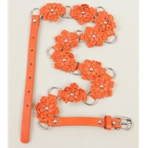 Orange Flower Belt