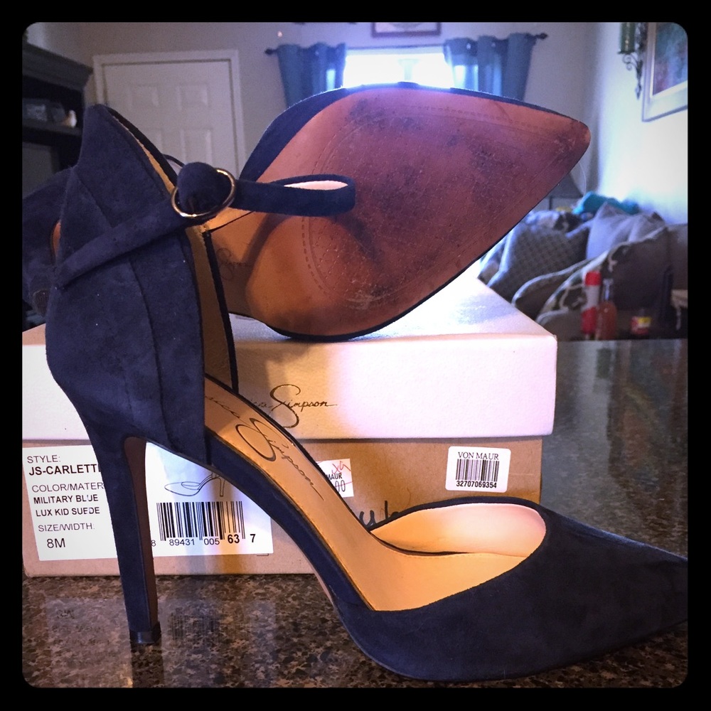 Jessica Simpson JS Carlette Military  Lux suede