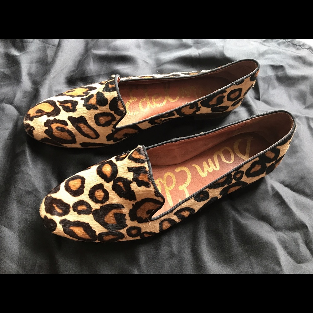 Sam Edelman leopard flats