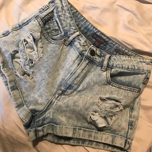KENDALL & KYLIE high-rise Jean shorts