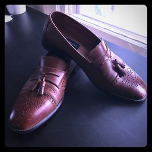 GIORGIO BRUTINI 10.5 BROWN LOAFERS