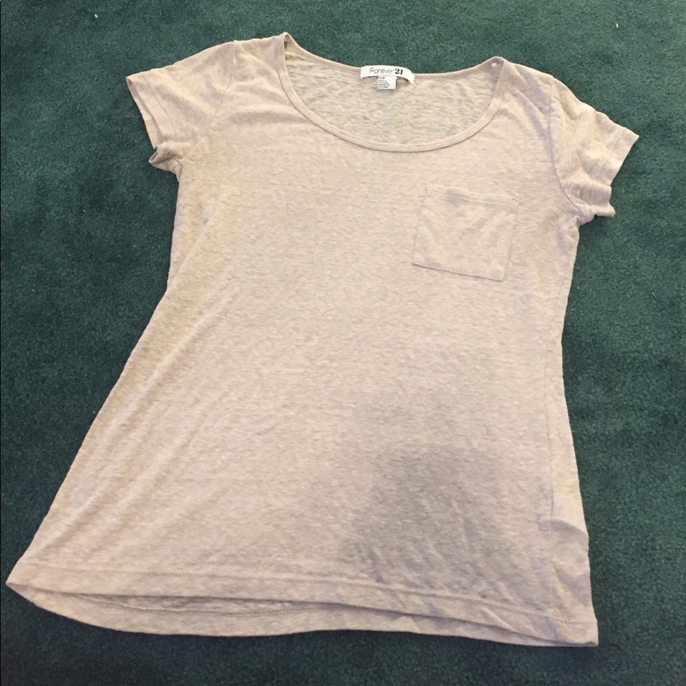 Heathered Chest Pocket Tee Shirt