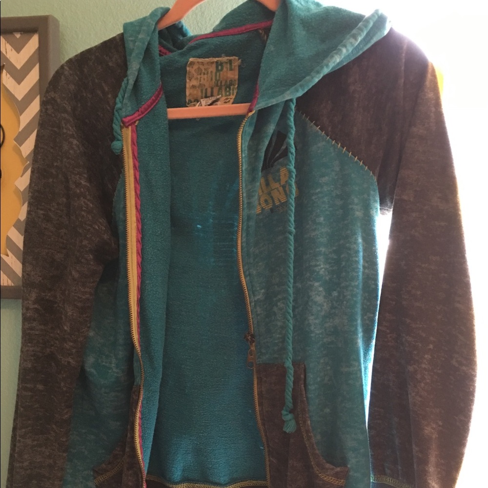 Billabong Hooded zip up sweater