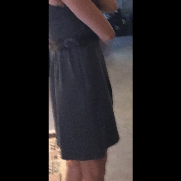 Grey belted dress - Picture 2 of 5