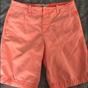 Men's coral Hollister shorts