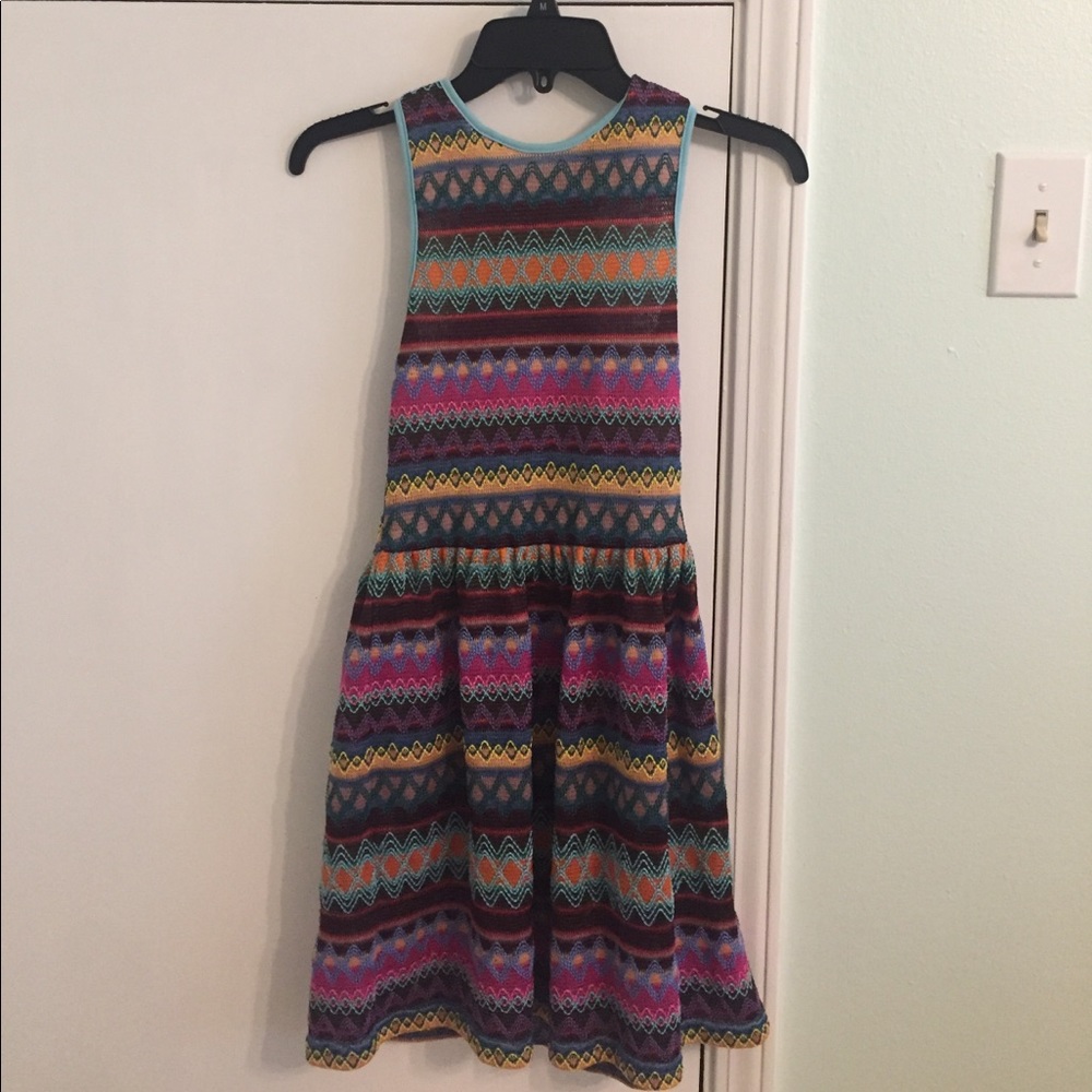 Multicolored dress crochet dress