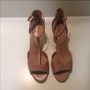 Nine West Tan Gaget Heel