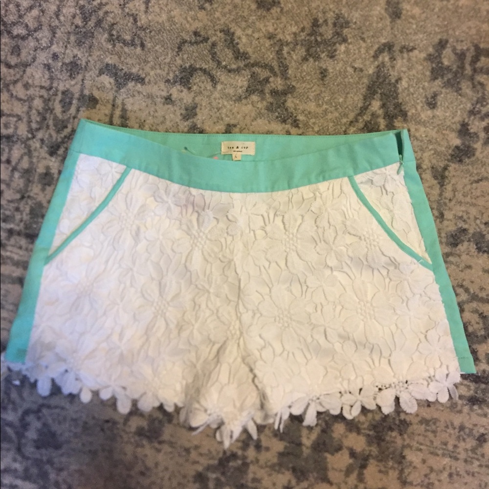 Cute shorts with lace detail
