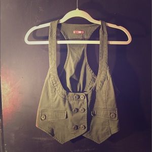 Army green vest