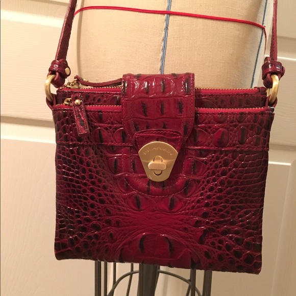 red brahmin crossbody