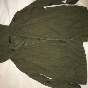 Green Brandy Melville Army Jacket