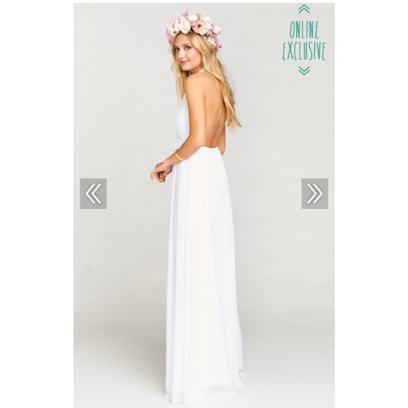 NWOT show me your mumu Luna wedding cake chiffon - Picture 2 of 4