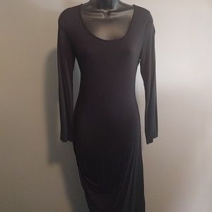 Black long sleeve dress