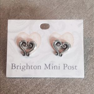 Brighton Silver Heart Studs