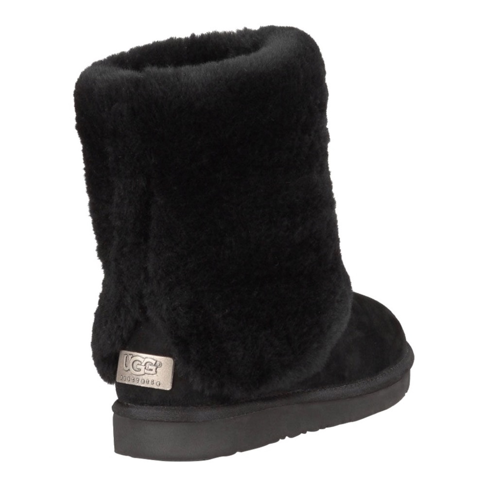 Ugg Australia Beautiful Black Short Boot Size 6