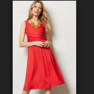 Anthropologie girls from savoy RED dress