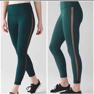 NWOT lululemon high times mesh leggings