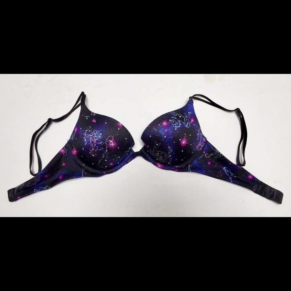 VS Constellation Very Sexy Push-Up Bra 32C *HTF*