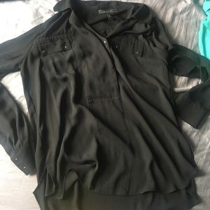 BCBG black top long sleeve