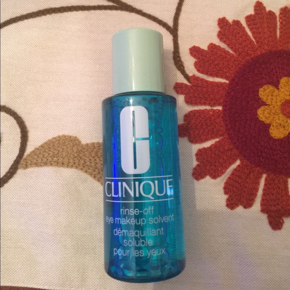 Clinique rinse off eye make solvent.