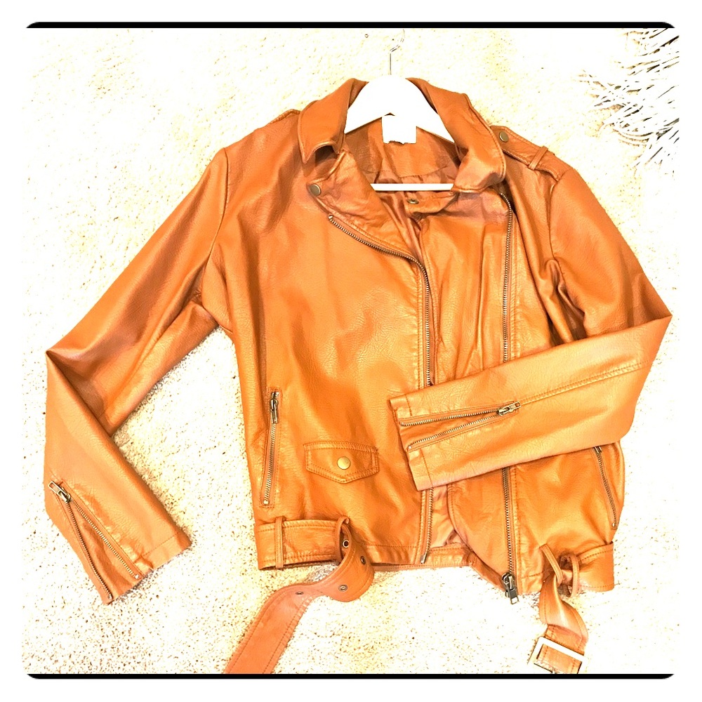 Silence + Noise
Vegan leather Moto jacket