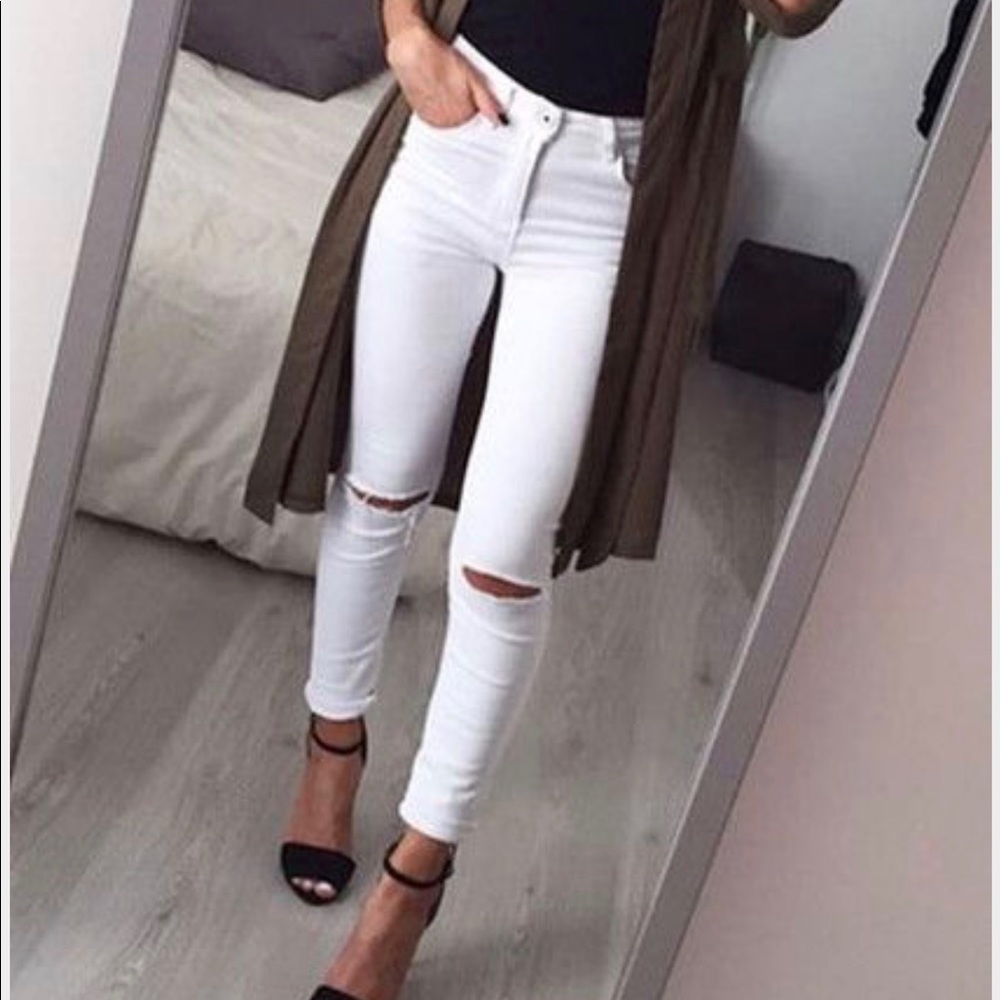 Tinseltown white skinny jeans.