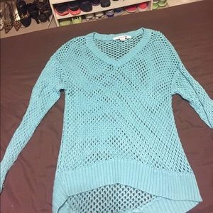 Long sleeve mesh shirt