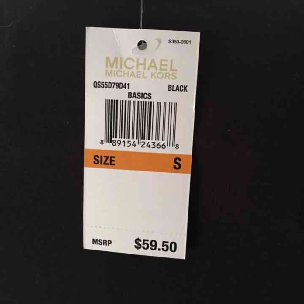 Michael Kors black fitted top