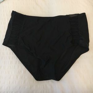 NWT High Waisted Black Bikini Bottoms