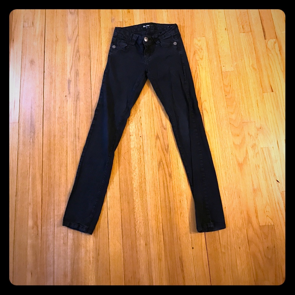 Black washed size 3 jeans
