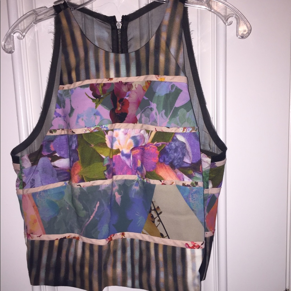 Nicole Miller Artelier Sleeveless Halter Top