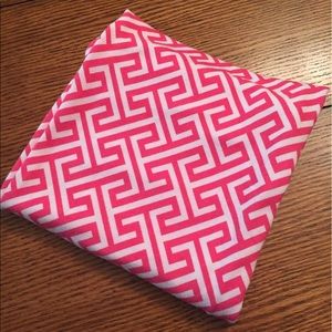 Hot pink infinity scarf